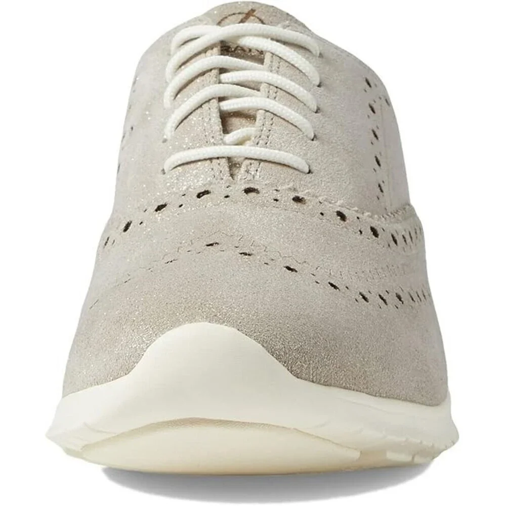 Cole Haan Zerogrand W27409 Oxford Women's US 5 Gray Wingtip Dress Shoes ZPO1883